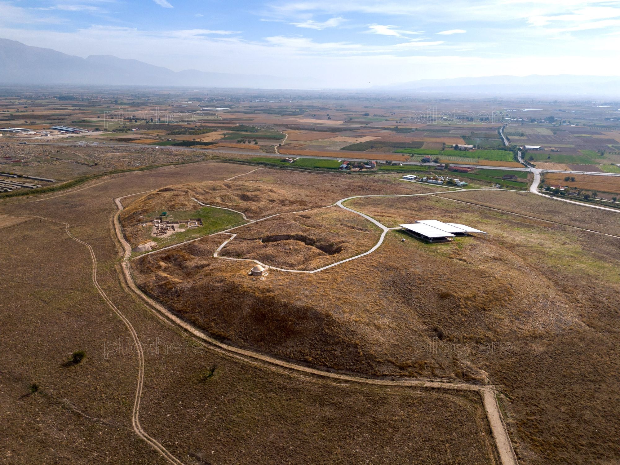 A Skyward Journey Through History and Nature: Gyrocopter Flight Over Beycesultan and Lake Isikli | 2 Hours Long