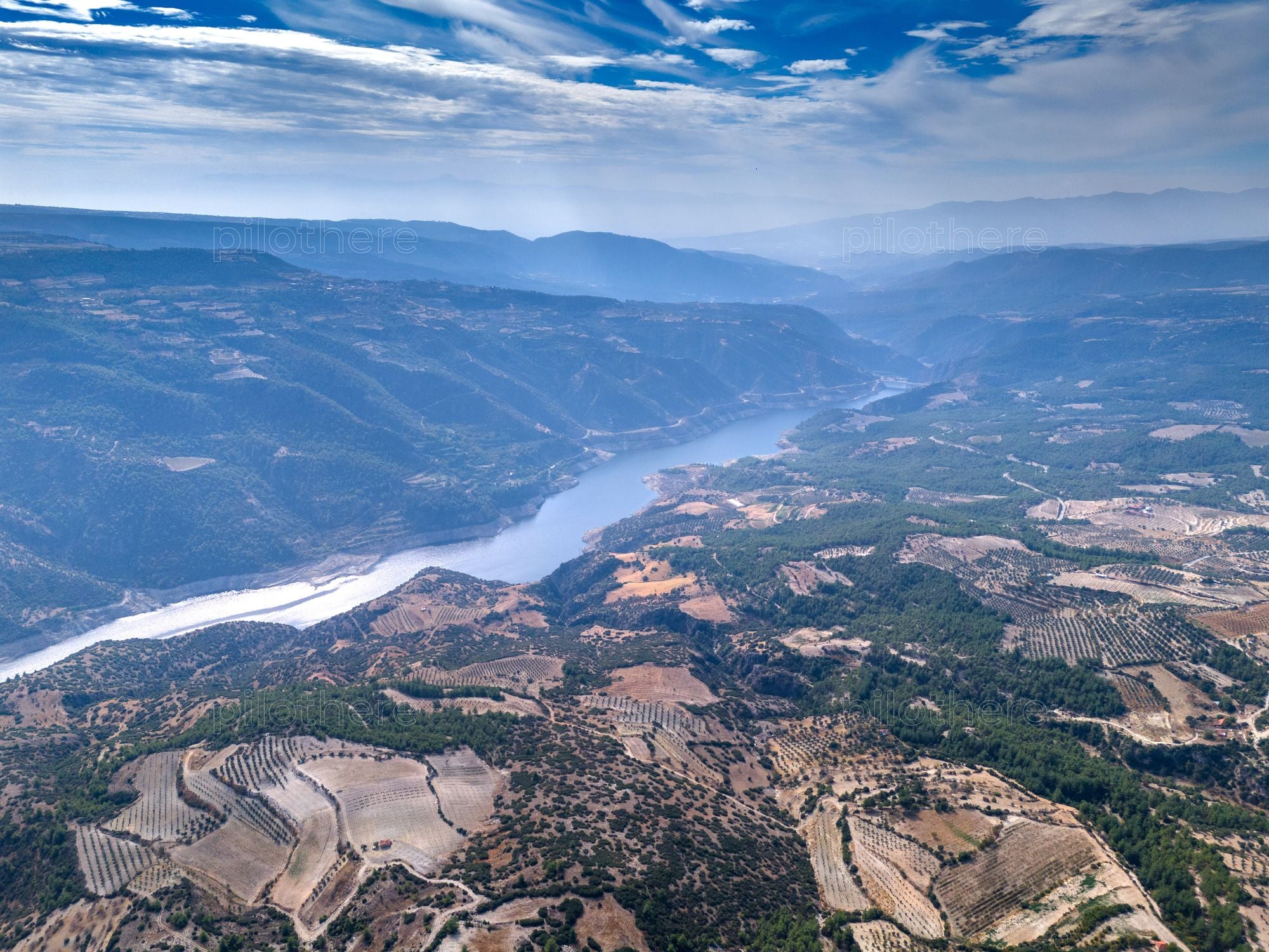 A Gyrocopter Tour Over the Buyuk Menderes River and Adiguzel Dam | 55 Minutes Long