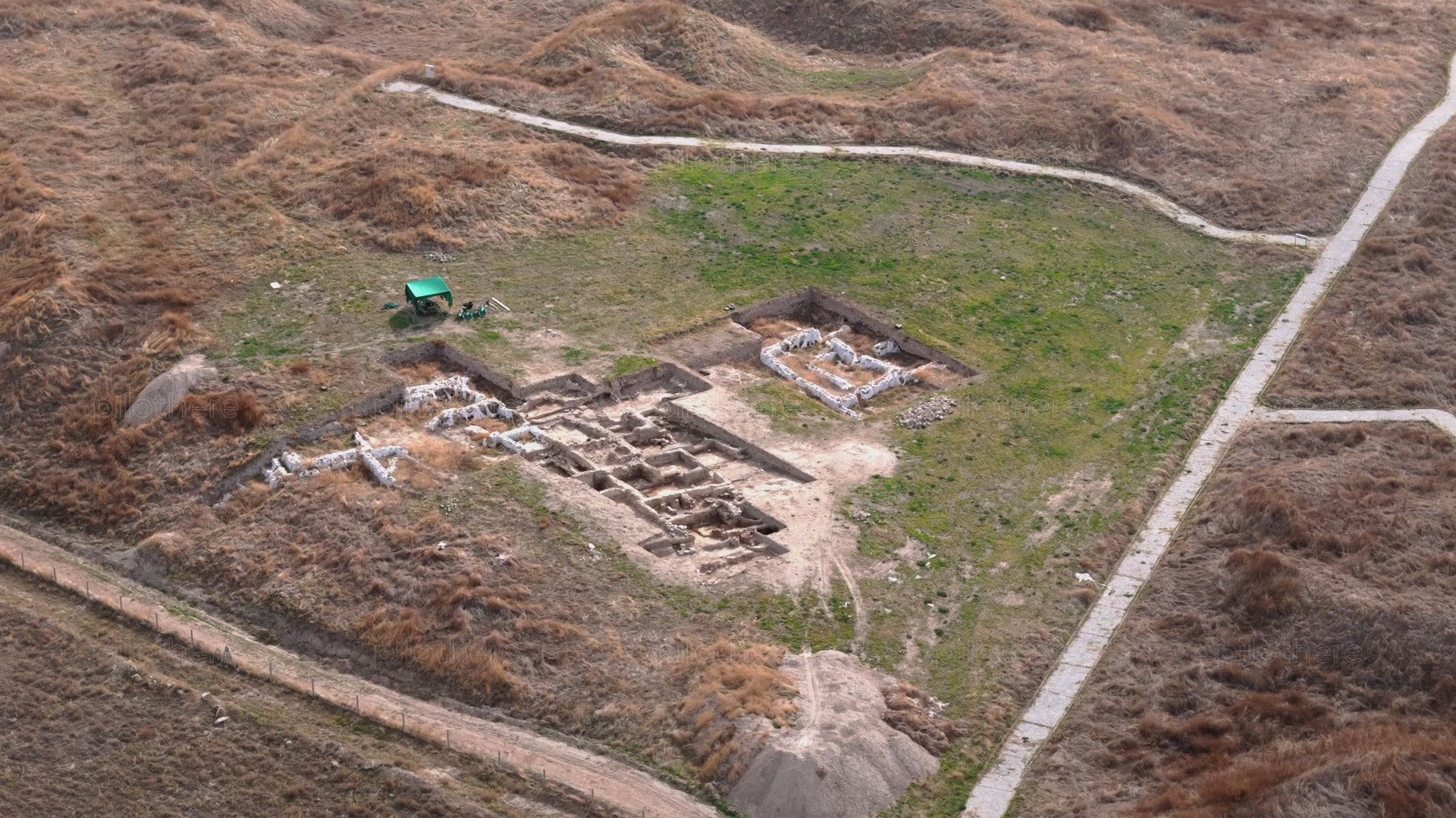 A Skyward Journey Through History and Nature: Gyrocopter Flight Over Beycesultan and Lake Isikli | 2 Hours Long