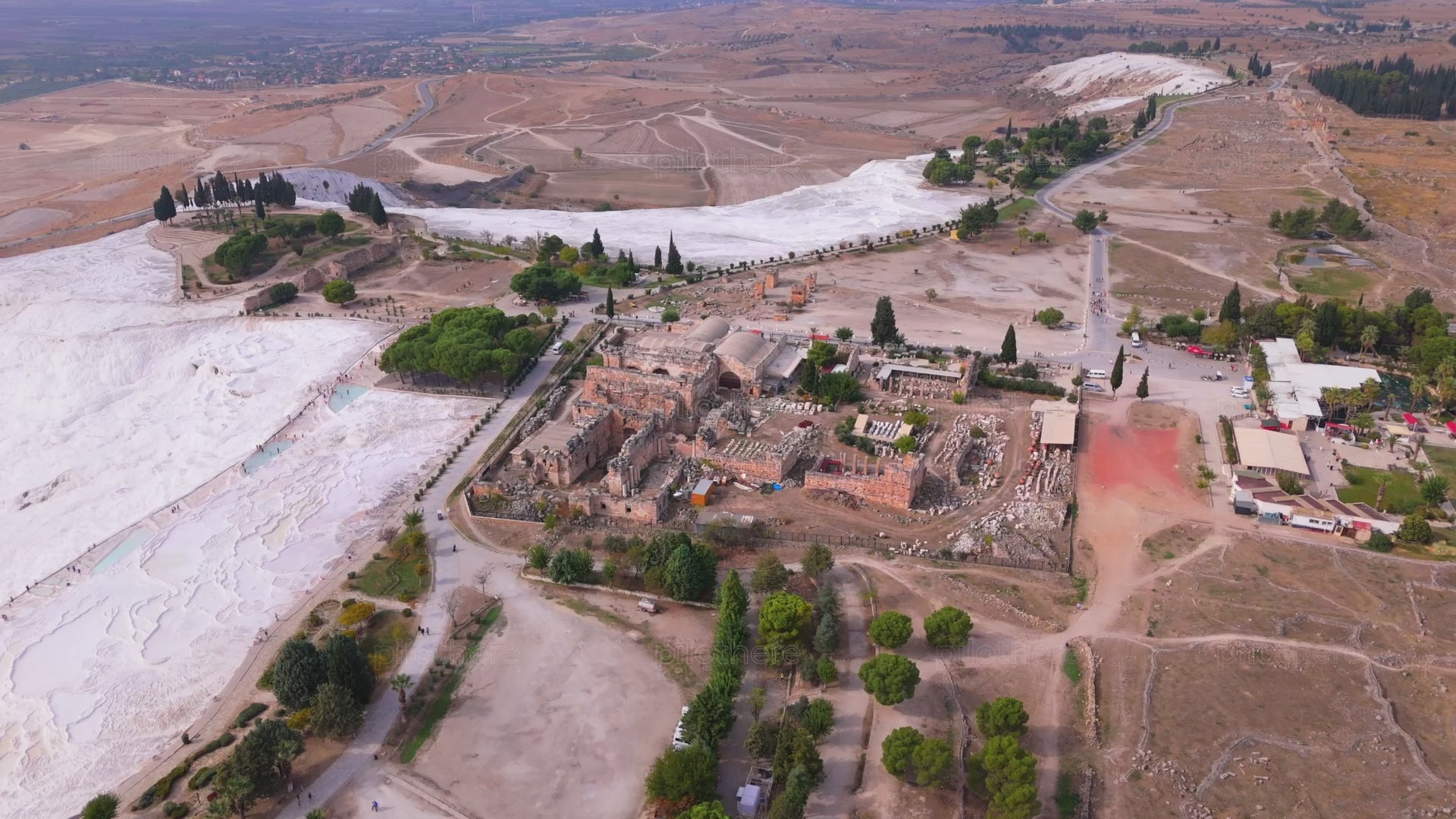 A Gyrocopter Tour Over Pamukkale, Hierapolis, the Buyuk Menderes River and Adiguzel Dam | 60 Minutes Long